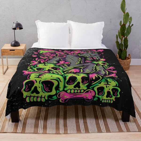 Item preview, Vintage Grunge Zombie Horse and Skulls designed and sold by Side By Side Studio.