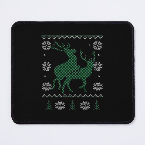 Item preview, Funny Reindeer Ugly Christmas Sweater Knitted Art designed and sold by AntoineLaram.
