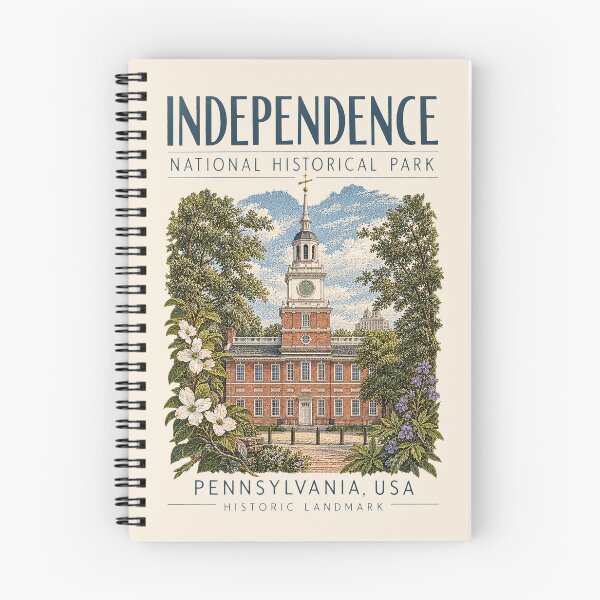 Item preview, Independence National Historical Park, Philadelphia, Pennsylvania [Vintage Illustration] designed and sold by elektronen.