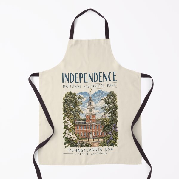 Item preview, Independence National Historical Park, Philadelphia, Pennsylvania [Vintage Illustration] designed and sold by elektronen.