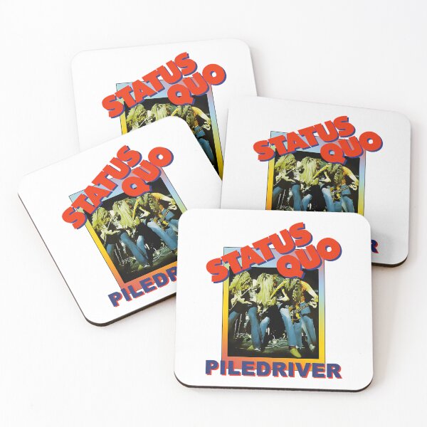Item preview, Status Quo Piledriver Album Cover Retro Rock designed and sold by Aistementinp.