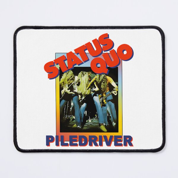 Item preview, Status Quo Piledriver Album Cover Retro Rock designed and sold by Aistementinp.