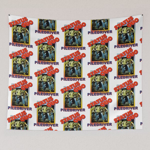 Item preview, Status Quo Piledriver Album Cover Retro Rock designed and sold by Aistementinp.