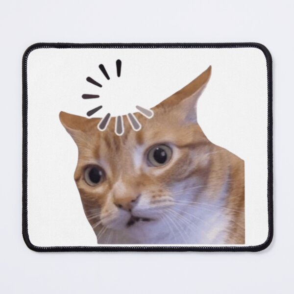 Item preview, Loading Cat – Funny Buffering Confused Cat Meme designed and sold by TeeStyle.mr.