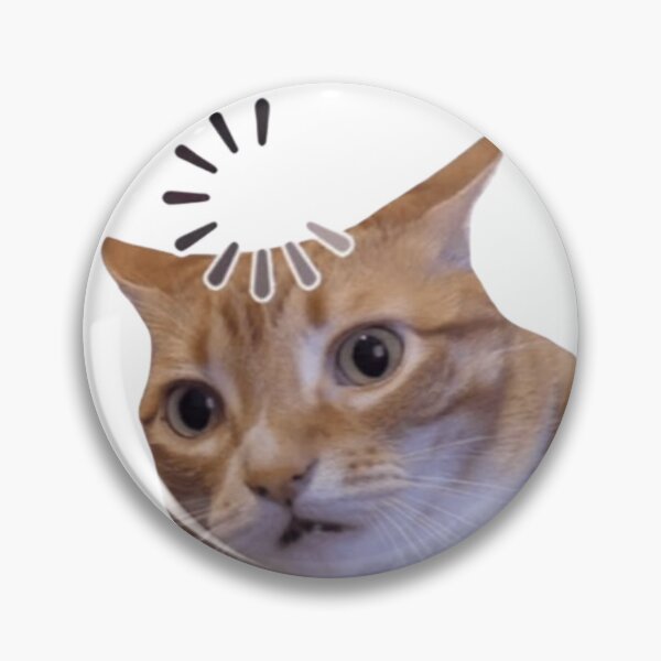 Item preview, Loading Cat – Funny Buffering Confused Cat Meme designed and sold by TeeStyle.mr.