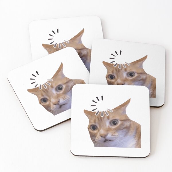 Item preview, Loading Cat – Funny Buffering Confused Cat Meme designed and sold by TeeStyle.mr.