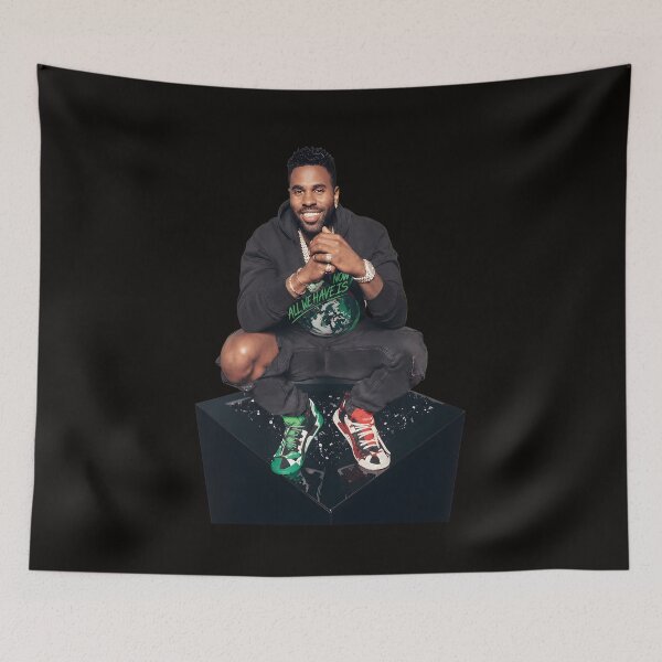 Item preview, Jason Derulo Portrait Stylish Denim and Sneakers Look designed and sold by WarmTones.