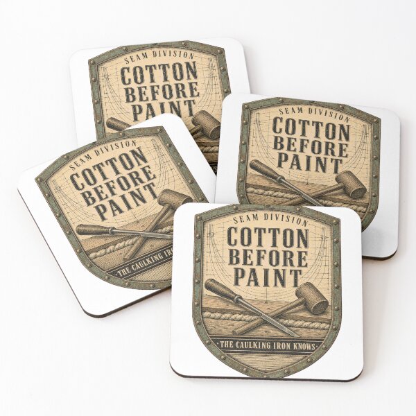 Item preview, Cotton Before Paint badge caulking iron and mallet designed and sold by BoosterShop.