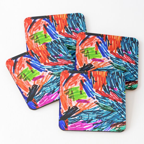 Item preview, Vibrant Abstract Expressionist Color Explosion designed and sold by Extravanganzza.