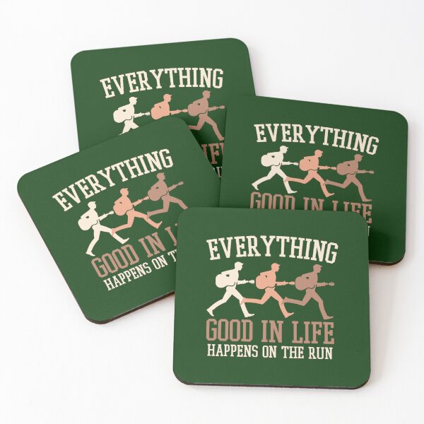 Item preview, EVERYTHING GOOD IN LIFE HAPPENS ON THE RUN Oversized  designed and sold by EveFarb.