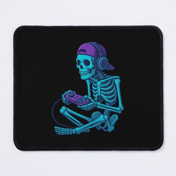 Item preview, Funny Skeleton Gamer Playing Video Games Halloween designed and sold by nryum.