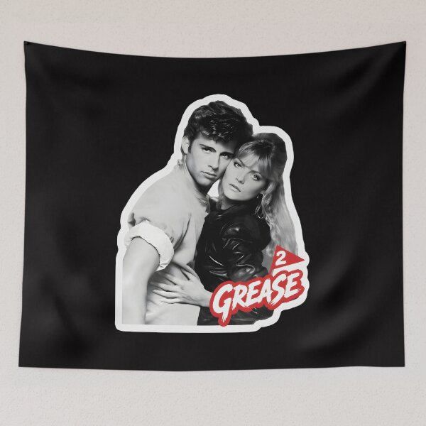 Item preview, Retro Grease 2 Couple Embrace Cinematic Logo Art designed and sold by hamid-lew-haven.