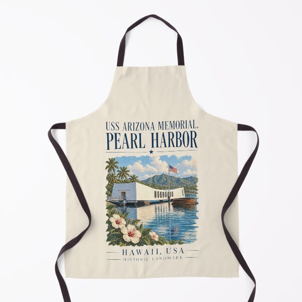 Item preview, USS Arizona Memorial, Pearl Harbor, Hawaii [Vintage Illustration] designed and sold by elektronen.