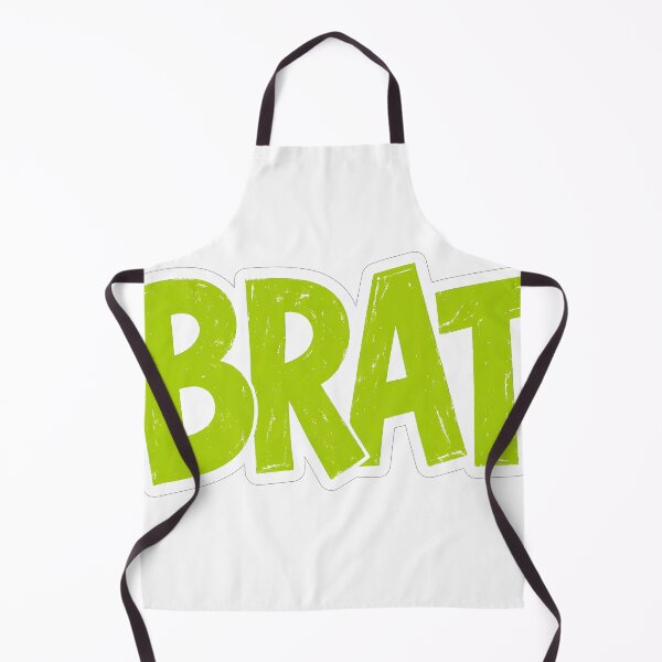Item preview, Brat - Green Bold Text Aesthetic Sticker designed and sold by AviWear.