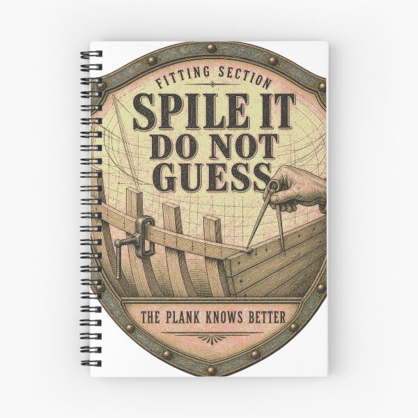 Item preview, Play It Do Not Guess badge planking boat carpentry designed and sold by BoosterShop.