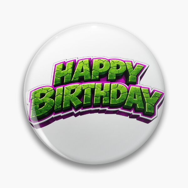 Item preview, Hulk Happy Birthday designed and sold by ScorpiosGraphx.