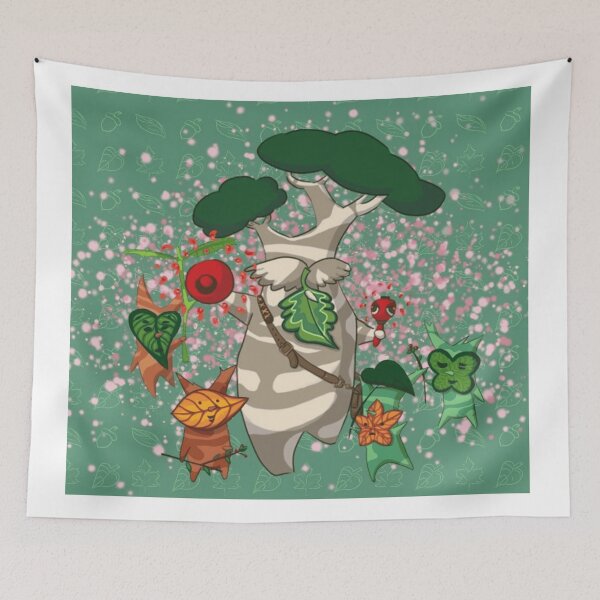 Item preview, Magical Forest Spirits With Leaf Masks designed and sold by Wild-Misfits.
