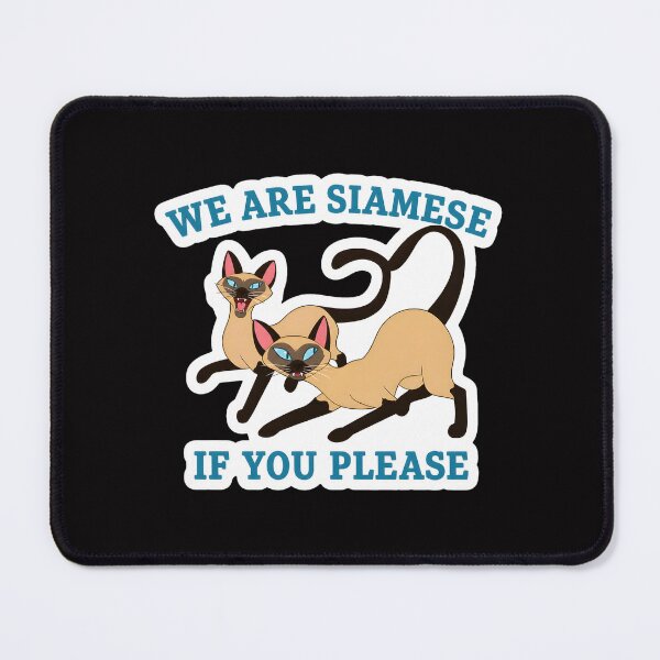 Item preview, We Are Siamese If You Please Cat designed and sold by hamid-lew-haven.