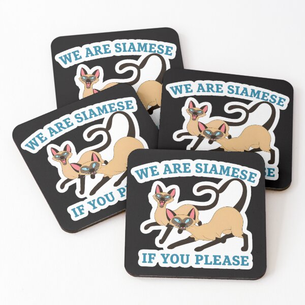 Item preview, We Are Siamese If You Please Cat  designed and sold by hamid-lew-haven.