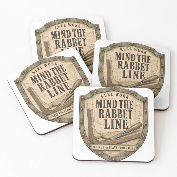 Item preview, Mind The Rabbet Line badge Kiel and Vorsteven Sponging designed and sold by BoosterShop.