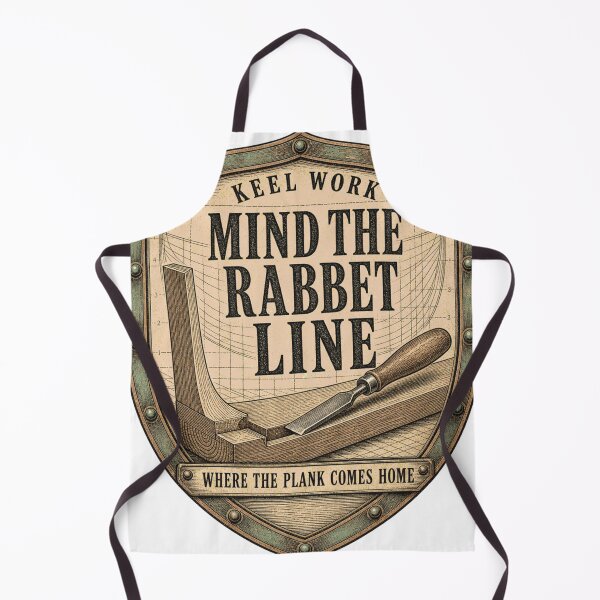 Item preview, Mind The Rabbet Line badge Kiel and Vorsteven Sponging designed and sold by BoosterShop.