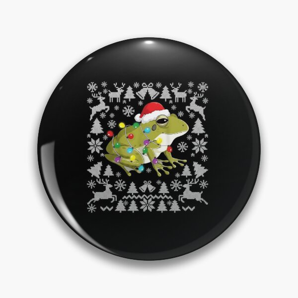 Item preview, Christmas Frog Tangled in Lights Ugly Sweater Design designed and sold by MiALopezArt.