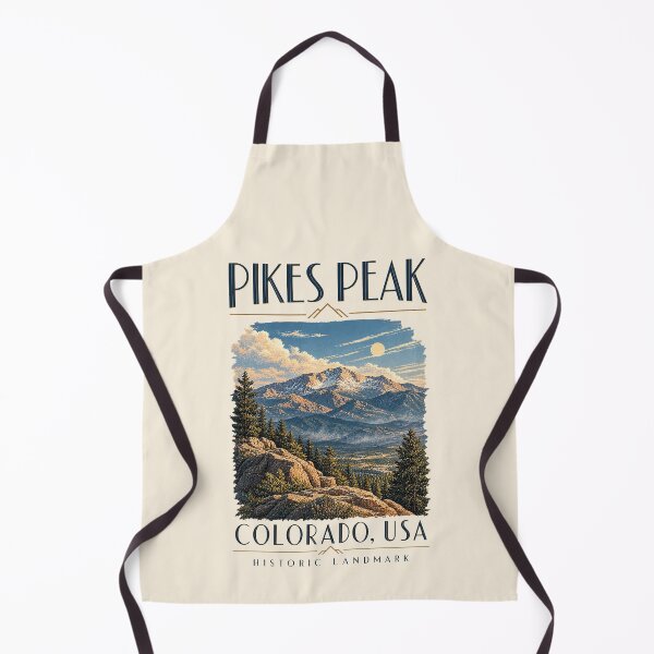 Item preview, Pikes Peak, Colorado, USA [Vintage Illustration] designed and sold by elektronen.