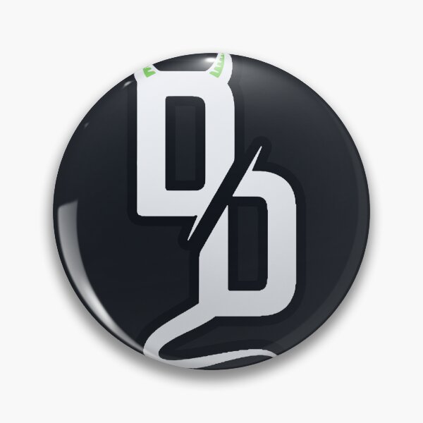 Item preview, DD Monogram Sticker designed and sold by DeviousDev.