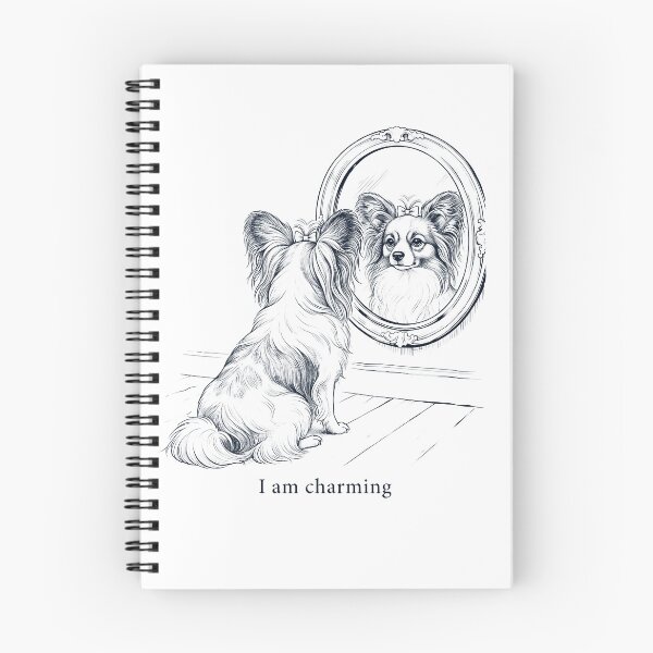 Item preview, Papillon I Am Charming Mirror Meme Dog Lover designed and sold by dian-rody-crest.
