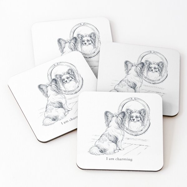 Item preview, Papillon I Am Charming Mirror Meme Dog Lover designed and sold by dian-rody-crest.