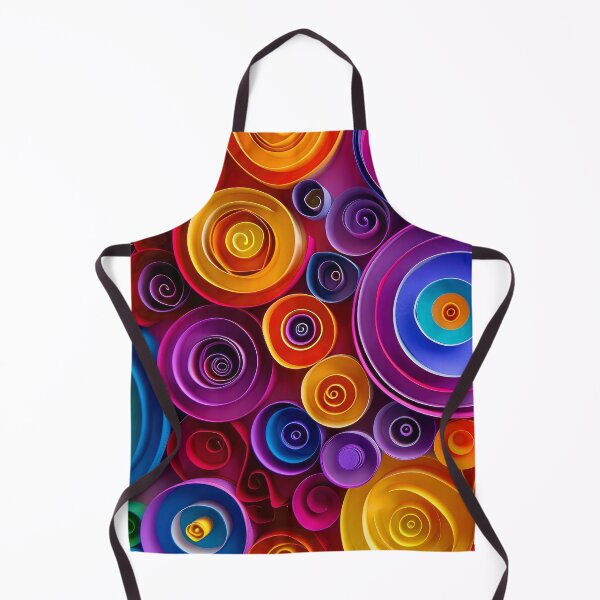Item preview, Rainbow Neon Colored Pinwheel Circles Modern Abstract Designs designed and sold by DEC02.