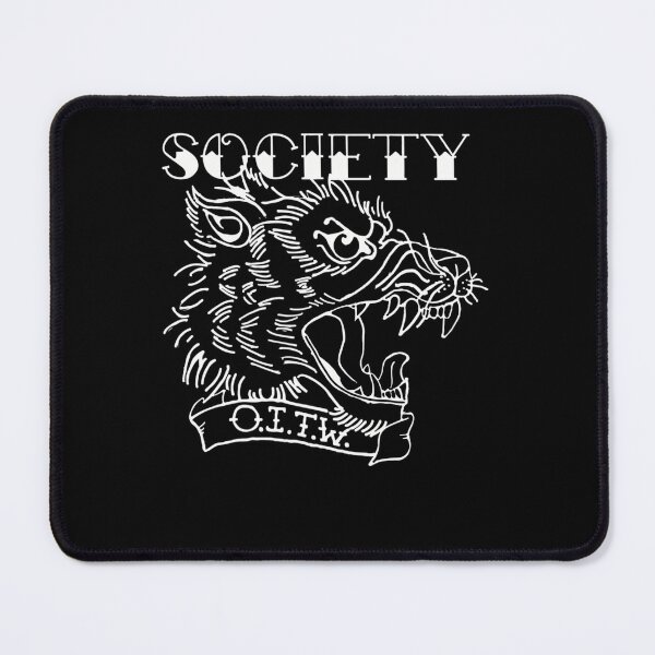 Item preview, Society Wolf Head Outline Banner designed and sold by DemiAsselin7.