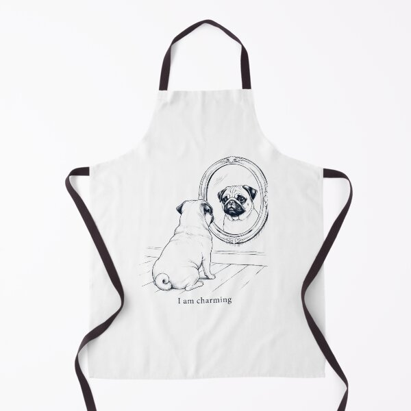 Item preview, Pug I Am Charming Mirror Meme Dog Lover designed and sold by dian-rody-crest.