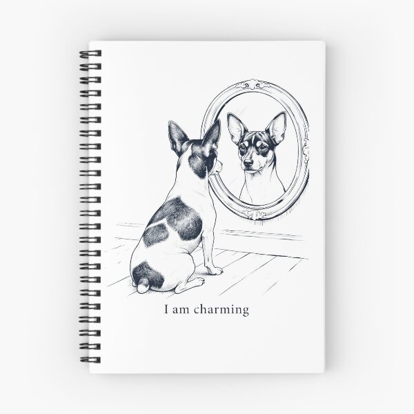 Item preview, Rat Terrier I Am Charming Mirror Meme Dog Lover designed and sold by dian-rody-crest.