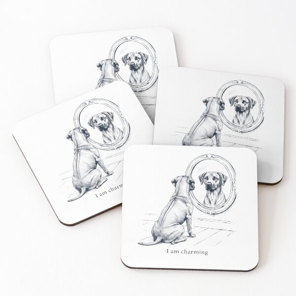 Item preview, Rhodesian Ridgeback I Am Charming Mirror Meme Dog Lover designed and sold by dian-rody-crest.