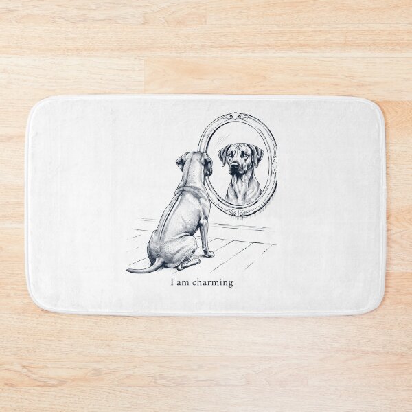 Item preview, Rhodesian Ridgeback I Am Charming Mirror Meme Dog Lover designed and sold by dian-rody-crest.