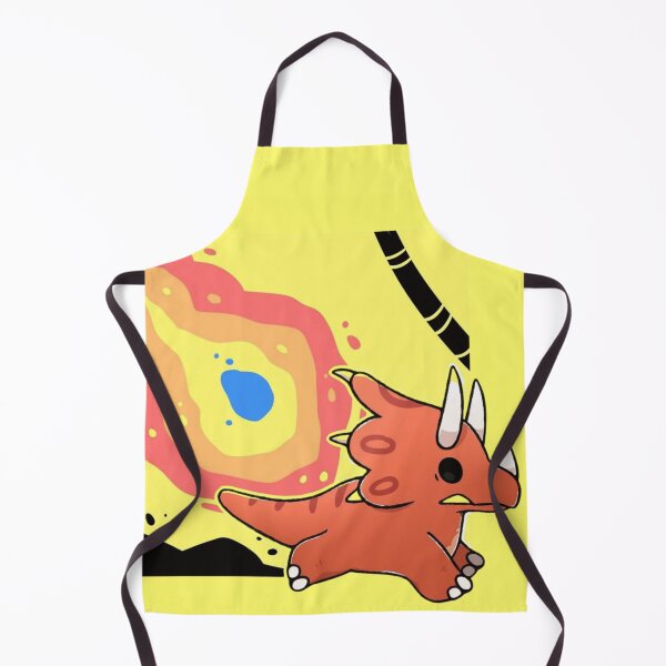 Item preview, Cute Little Fire Breathing Dinosaur Monster designed and sold by Wild-Misfits.