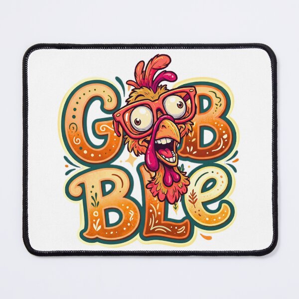 Item preview, Funny retro turkey with glasses! Glory to the turkey! designed and sold by VibranPalette.