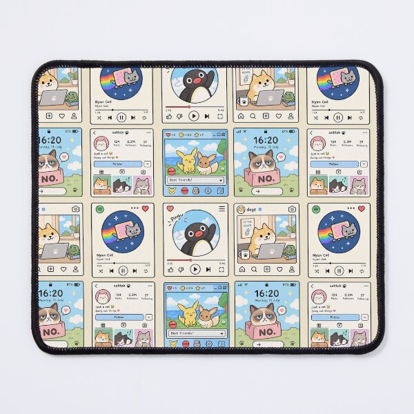 Item preview, Cute Internet Meme Animals – Kawaii Pastel Digital World designed and sold by StickerJas.