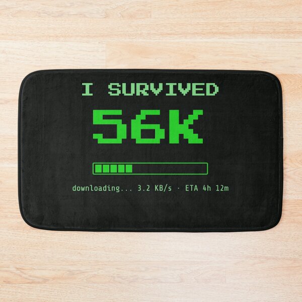 Item preview, I Survived 56K designed and sold by DeviousDev.