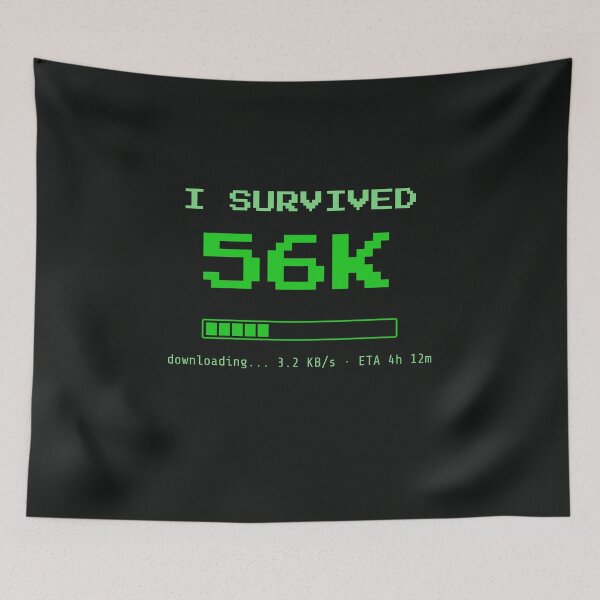 Item preview, I Survived 56K designed and sold by DeviousDev.