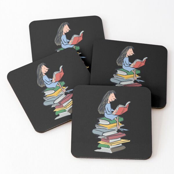 Item preview, Bookworm Girl Gift Matilda designed and sold by charisiwiec.