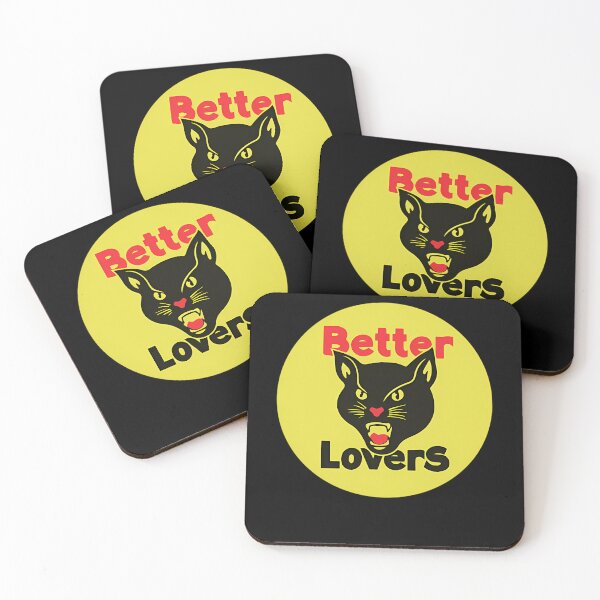 Item preview, Better Lovers Angry Black Cat Yellow Circle designed and sold by DemiAsselin7.