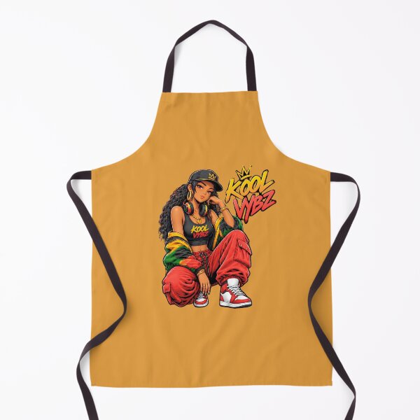 Item preview, Kool Vybz Hip Hop Queen – Reggae Streetwear Girl with Crown designed and sold by digitalbob60.