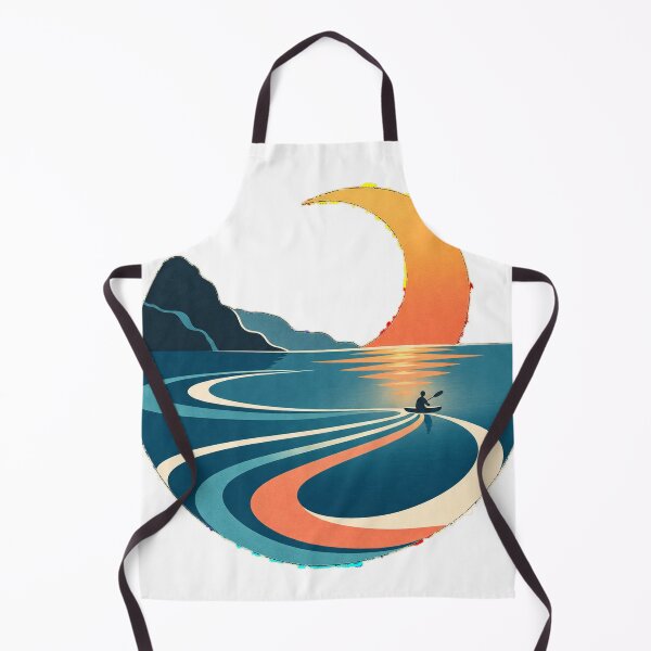 Item preview, Crescent Wake Coastal Geometry designed and sold by aihrgdesign.