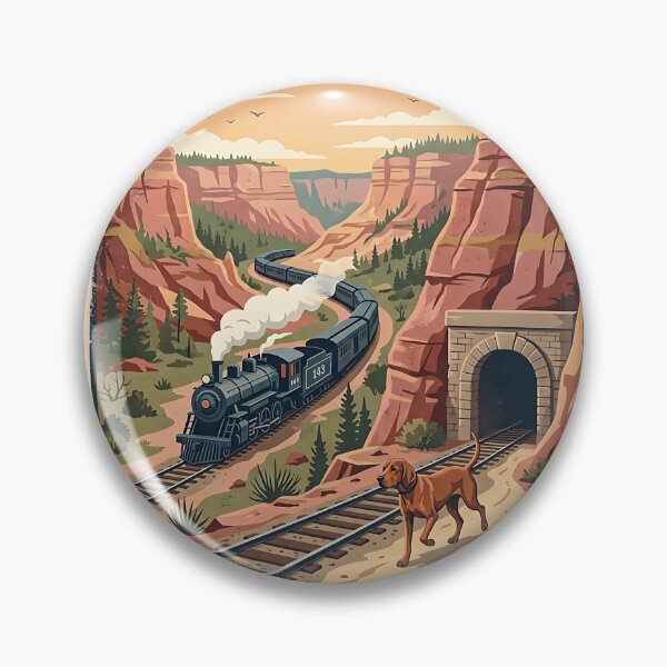 Item preview, Redbone Canyon Train Guide designed and sold by PictoVibe.