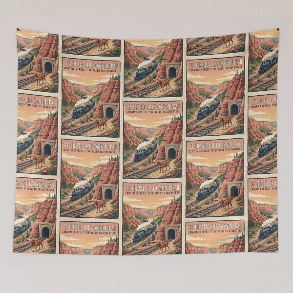 Item preview, Redbone Canyon Train Guide designed and sold by PictoVibe.