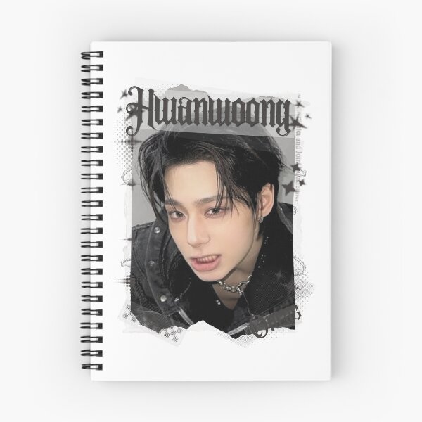 Item preview, ONEUSs Hwanwoong Xion Seoho Leedo Keonhee  K-pop Boy Group Y2k Korean Pop Black and White Collage designed and sold by AJUNICE STUDIO.