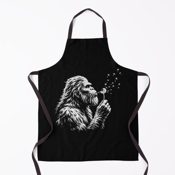 Item preview, Bigfoot Blowing Dandelion Vintage Sasquatch Wilderness Nature designed and sold by Glow-Paw-Studio.
