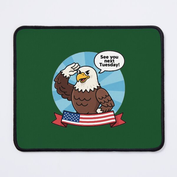 Item preview, See you next Tuesday - USA designed and sold by Tinycraftyalien.
